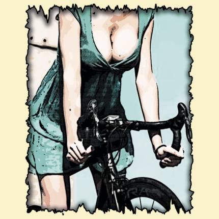 Girl and Bike