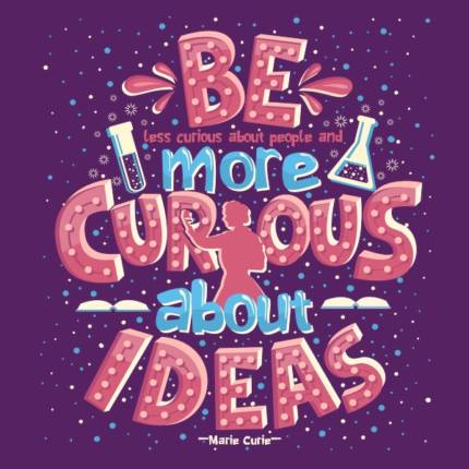 Marie Curie Quote V1