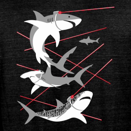 Sharks With Lasers Limited Edition Tri-Blend