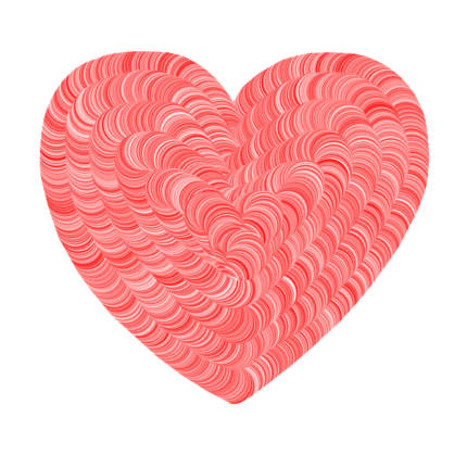Holiday Peppermint Heart