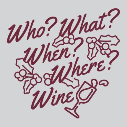 Who? What? When? Where? Wine?