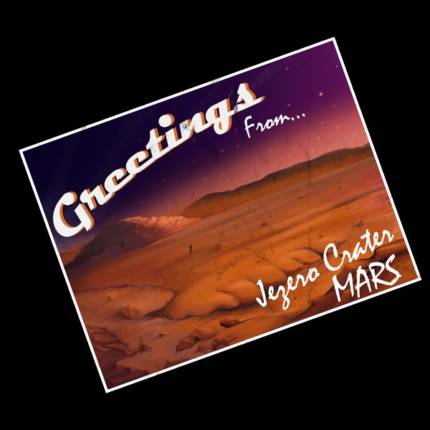 Mars Post Card- Jezero Crater