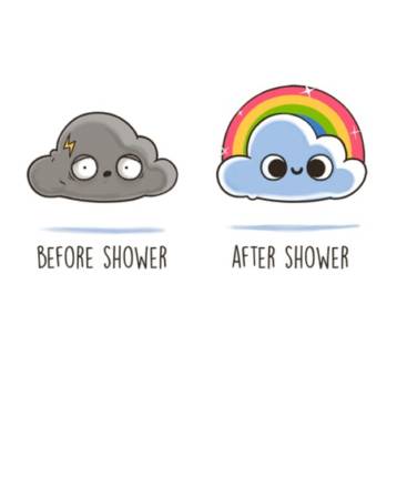 Before After Shower