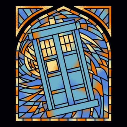 Stained Glass Police Box