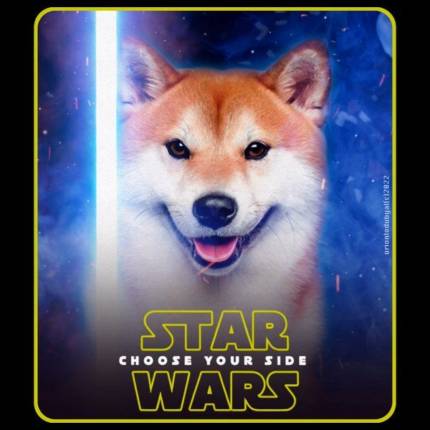 Science Fiction Space War Dog Spoof Movie Poster