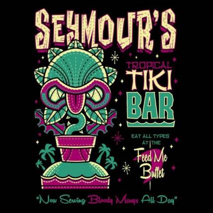 Seymour’s Creepy Cute Tropical Tiki Lounge – Hawaii Vacation Surf Monster