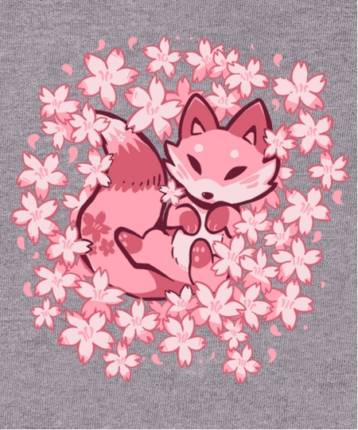 Cherry Blossom Fox