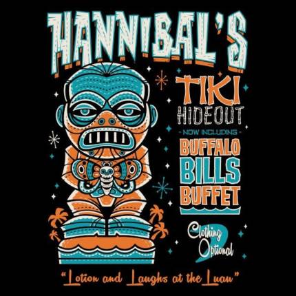 Hannibal’s Creepy Cute Tiki Lounge – Hawaii Vacation Surf Monster