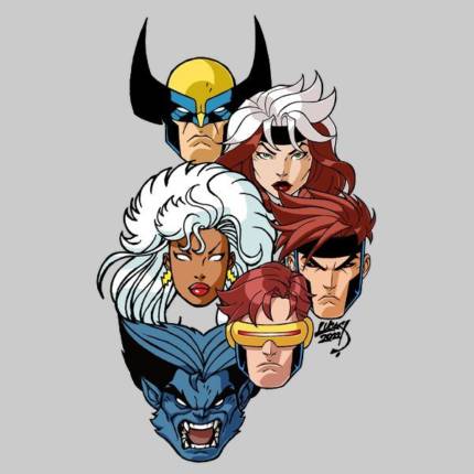 1997 X-Men Heads