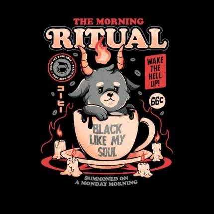 The Morning Ritual – Cute Baphomet Coffee Gift
