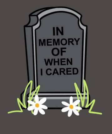 In memory of when i cared
