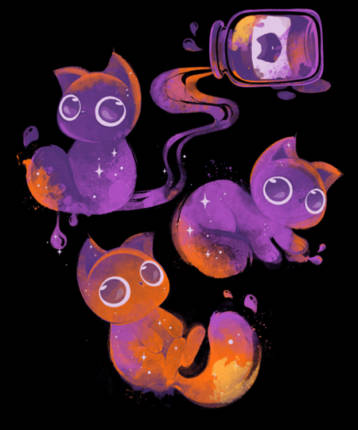 Halloween magic cats!