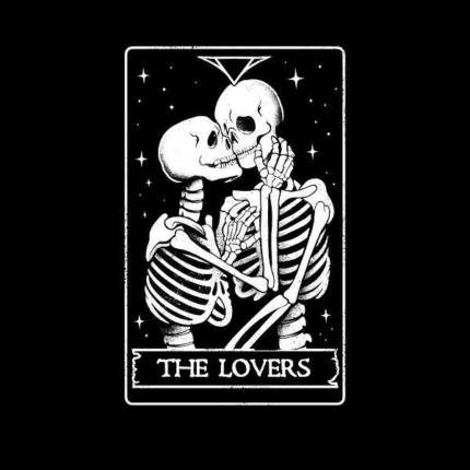 The Lovers – Death Skull Valentines Gift