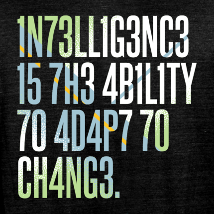 Intelligence is The Ability To Adapt Limited Edition Tri-Blend