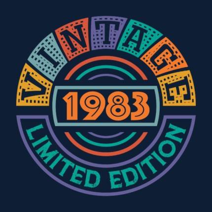 Vintage 1983 Limited Edition 40th Birthday