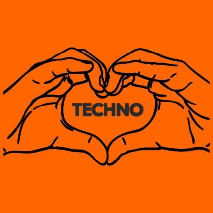 I Love Techno Dance Electronic Music