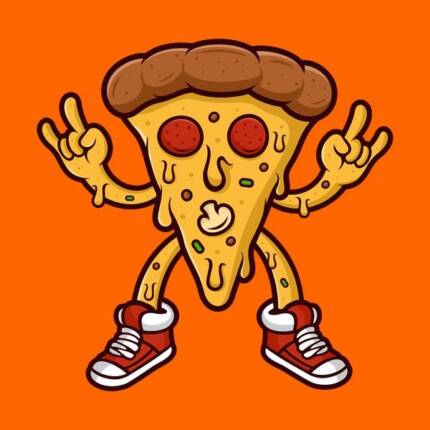 Pizza Mascot Cartoon