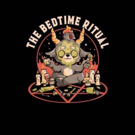 The Bedtime Ritual – Funny Evil Baphomet Gift