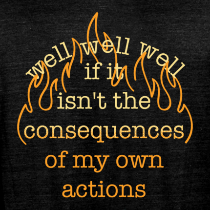 The Consequences Of My Own Actions Limited Edition Tri-Blend