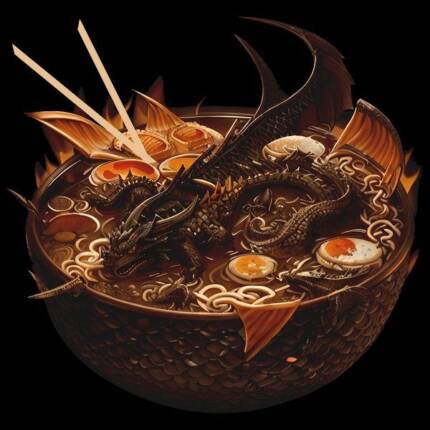 Spicy Hot Dragon Ramen Noodles