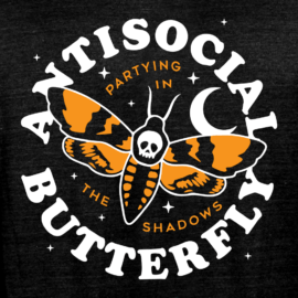 Antisocial Butterfly Tri-Blend
