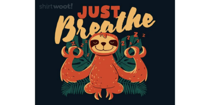 Just Breathe Sloth