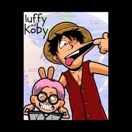 Luffy And Koby One Piece Parody