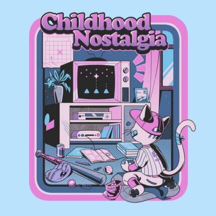 Childhood Nostalgia Blue by Tobe Fonseca