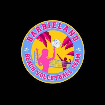 barbie land volleyball team logo