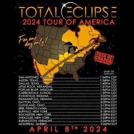Total Eclipse 2024 – Tour of America