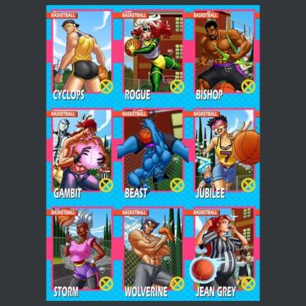 X-Men 97 Basketball Card Collection