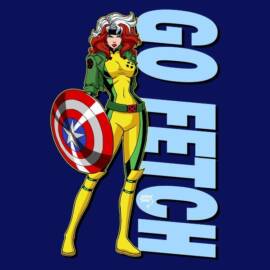 Rogue X-Men 97 Captain America Shield Go Fetch