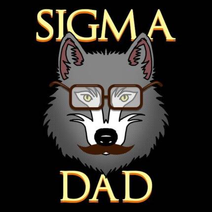 Sigma Dad Sigma Wolf Gift For Father’s Day