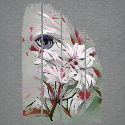 Strange Abstract Flowers. Mysterious kingdom of flowers