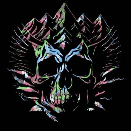 Neon Nightmare Skulls