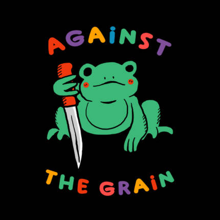 Against The Grain – Cute Frog