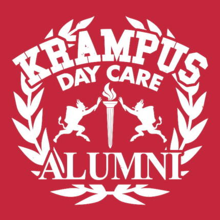 Krampus Day Care Alumni Funny Christmas Slogan