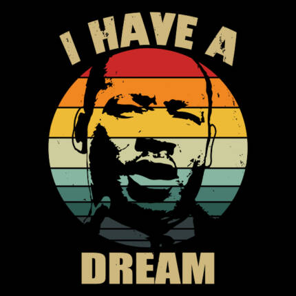 Vintage Martin Luther King Jr MLK Tribute