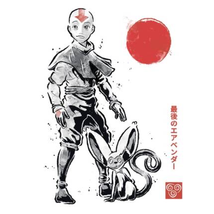 Air Bennder Aang Sumi-E