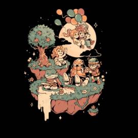 Chrono Island Cute Retro